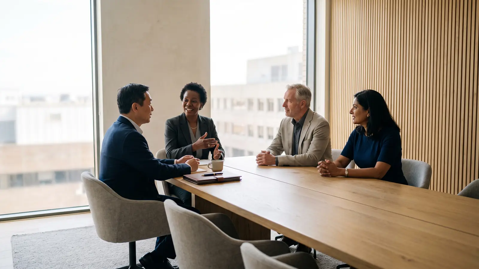 Senior executives in a boardroom
